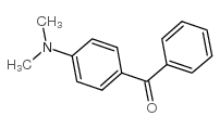4-(二甲氨基)二苯甲酮结构式