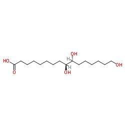 (±)-9,10,16-三羟基棕榈酸结构式