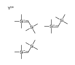trimethyl(trimethylsilylmethyl)silane,yttrium(3+)结构式
