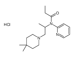 N-[1-(4,4-dimethylpiperidin-1-yl)propan-2-yl]-N-pyridin-2-ylpropanamide,hydrochloride结构式
