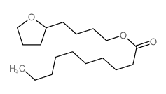 Decanoic acid,4-(tetrahydro-2-furanyl)butyl ester Structure