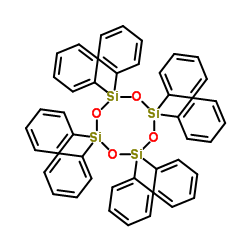 octaphenylcyclotetrasiloxane Structure