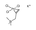 potassium (η2-allyltrimethylsilane)trichloroplatinate(II) Structure