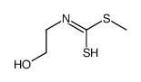 N-(2-Hydroxyethyl)carbamodithioic Acid Methyl Ester结构式