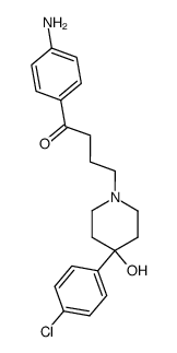 1-(4-amino-phenyl)-4-[4-(4-chloro-phenyl)-4-hydroxy-piperidin-1-yl]-butan-1-one Structure