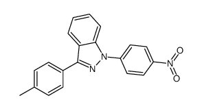 3-(4-methylphenyl)-1-(4-nitrophenyl)indazole Structure