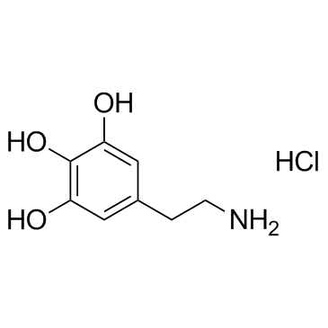 5-Hydroxydopamine hydrochloride structure