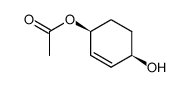 cis-2-cyclohexene-1,4-diol monoacetate结构式