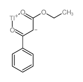 ethyl 3-oxo-3-phenyl-propanoate; thallium结构式