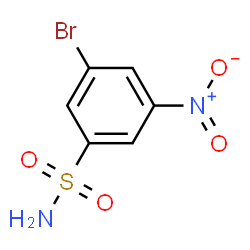 3-溴-5-硝基苯磺酰胺结构式