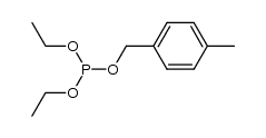 Diethyl-p-methylbenzylphosphit结构式