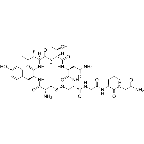 (THR4,GLY7)-OXYTOCIN结构式