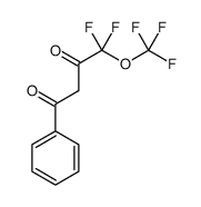 4,4-difluoro-1-phenyl-4-(trifluoromethoxy)butane-1,3-dione结构式
