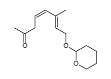 6-methyl-8-(oxan-2-yloxy)octa-4,6-dien-2-one结构式
