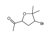 1-(4-bromo-5,5-dimethyloxolan-2-yl)ethanone结构式