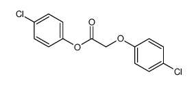 (4-chlorophenyl) 2-(4-chlorophenoxy)acetate Structure