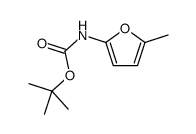tert-butyl N-(5-methylfuran-2-yl)carbamate结构式