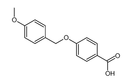 4-[(4-methoxyphenyl)methoxy]benzoic acid结构式