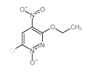 Pyridazine, 6-chloro-3-ethoxy-4-nitro-, 1-oxide Structure