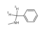 N-methyl-N-(benzyl-α,α-d2)amine Structure