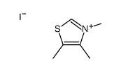 3,4,5-三甲基噻唑-3-鎓碘化物结构式