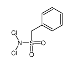N,N-dichloro-1-phenylmethanesulfonamide Structure