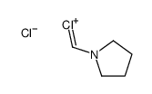 1-(chloromethylidene)pyrrolidin-1-ium,chloride Structure