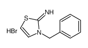 3-benzyl-1,3-thiazol-3-ium-2-amine,bromide Structure