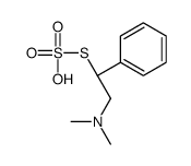 Thiosulfuric acid, S-(2-(dimethylamino)-1-phenylethyl) ester, (R)- Structure