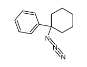 1-azido-1-phenylcyclohexane Structure