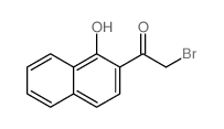 2-溴-1-(1-羟基萘-2-基)乙酮结构式
