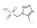 5-Mercapto-1H-tetrazole-1-methane sulphonic acid structure