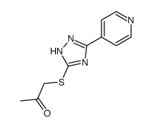 1-[[5-(4-Pyridinyl)-1H-1,2,4-triazol-3-yl]thio]-2-propanone picture