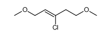 3-chloro-1,5-dimethoxy-pent-2-ene结构式