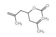 2,6-二甲基-1,6-庚二烯-4-醇乙酸酯结构式