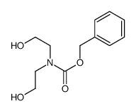 N-苄氧基羰基-N,N-双(2-羟基乙基)胺结构式