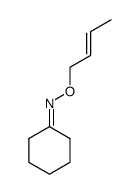 cyclohexanone oxime O-crotyl ether Structure