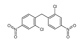 bis-(2-chloro-4-nitro-phenyl)-methane结构式