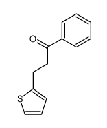 1-phenyl-3-(thiophen-2-yl)propan-1-one结构式