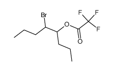 erythro-5-bromo-4-octanol trifluoracetate Structure