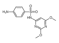 磺胺二甲氧嘧啶-d6结构式