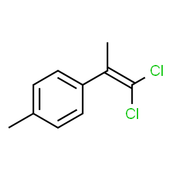 1-(1,1-DICHLOROPROP-1-EN-2-YL)-4-METHYLBENZENE结构式