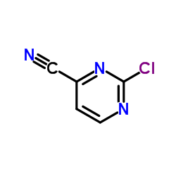 2-Chloropyrimidine-4-carbonitrile Structure
