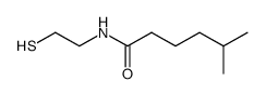 N-(2-mercaptoethyl)-5-methylhexanamide Structure