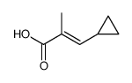 (E)-3-cyclopropyl-2-Methylacrylic acid结构式
