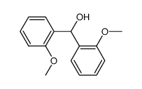 2-methoxy-α-(2-methoxyphenyl)benzenemethanol结构式