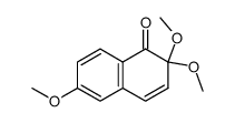 2,2,6-trimethoxynaphthalen-1(2H)-one Structure