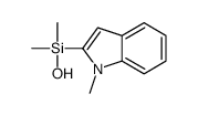 Silanol, dimethyl(1-methyl-1H-indol-2-yl)- (9CI)结构式