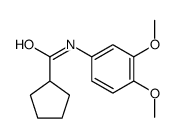 Cyclopentanecarboxamide, N-(3,4-dimethoxyphenyl)- (9CI)结构式