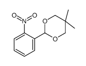 1,3-Dioxane, 5,5-dimethyl-2-(2-nitrophenyl)-结构式